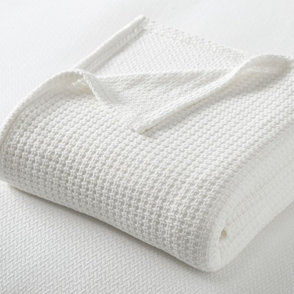 SleepSmart Waffle Blanket, POTTERY BARN